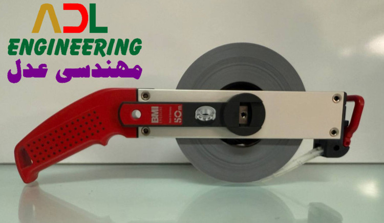 متر نواری 50 متری ایزولاین BMI با دسته بلبرینگی