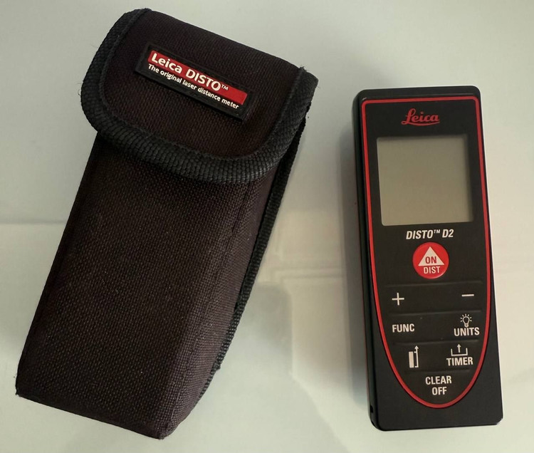 خرید متر لیزری لایکا مدل DISTO D2 ، 60 متری کارکرده ، خرید تجهیزات نقشه برداری
