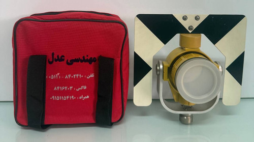 تک منشور TOPCON با تارگت و کیف حمل