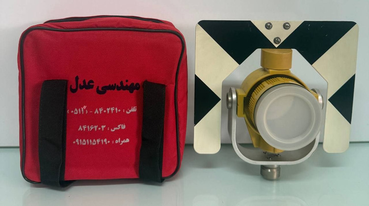 تک منشور TOPCON با تارگت و کیف حمل