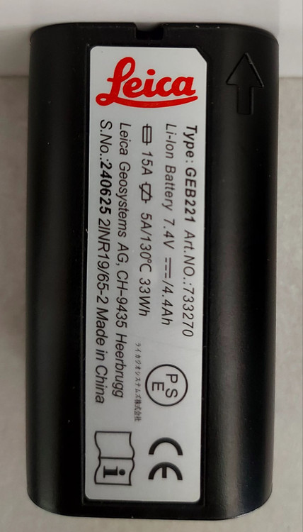 خرید باتری غیر اصلی (کپی) توتال استیشن لایکا مدل GEB221