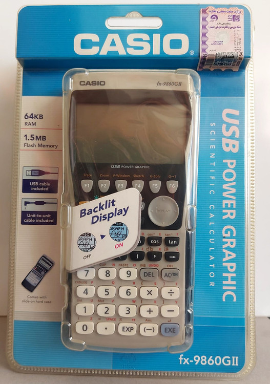 ماشین حساب مهندسی گرافیکی CASIO FX - 9860 Gll