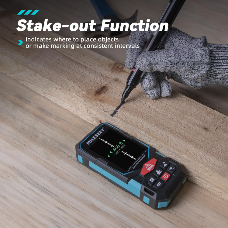 خرید متر لیزری دوربین دار رنگی مایلسی مدل K3 - 150 METER