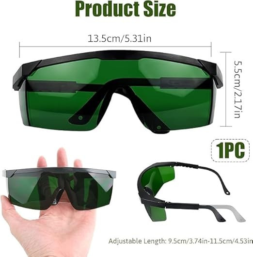 خرید عینک محافظ چشم مخصوص لیزر چند کاره