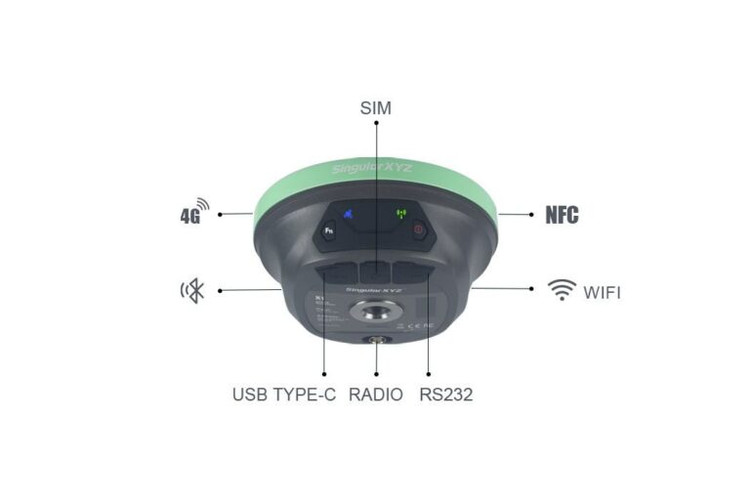 خرید جی پی اس ایستگاهی مولتی فرکانس SINGULAR سری XYZ X1 PRO با کنترلر