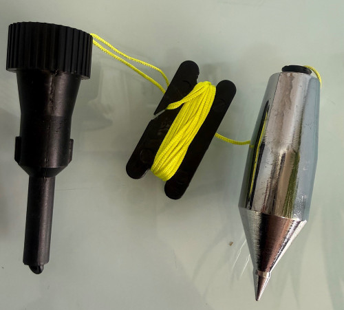 خرید شاقول طرح لایکا با پیچ مخصوص سه پایه