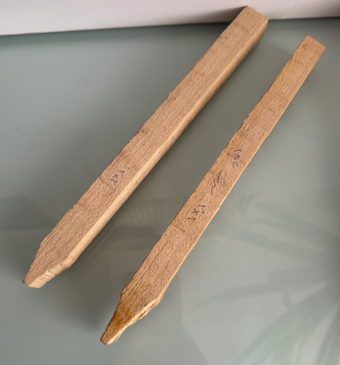 خرید میخ چوبی نقشه برداری 20 سانتی سر تخت 2*2