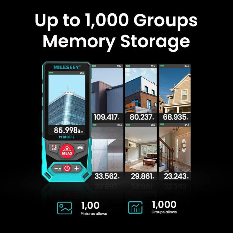 متر لیزری مایلسی مدل P9-300m New Package برد 300 متر
