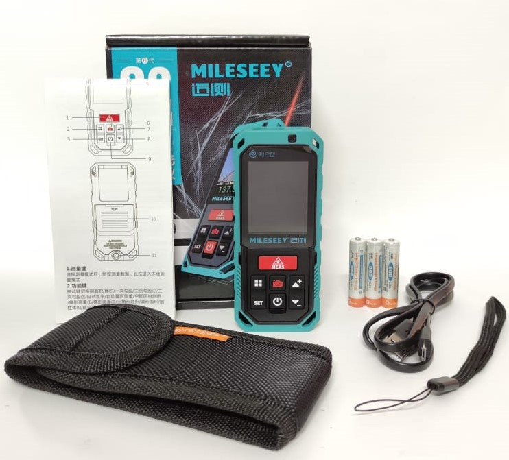 متر لیزری مایلسی MileSeey S2-80m