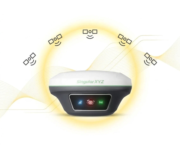 گیرنده GNSS مولتیفرکانس سینگولارXYZ | Horus Visual & Laser