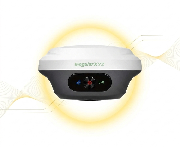گیرنده GNSS مولتیفرکانس SINGULAR مدل ORION ONE با دوربین و لیزر