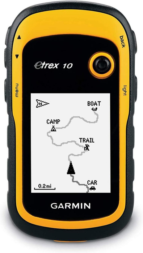 خرید جی پی اس دستی گارمین سری ETREX 10 کارکرده سیاه سفید ارزان قیمت